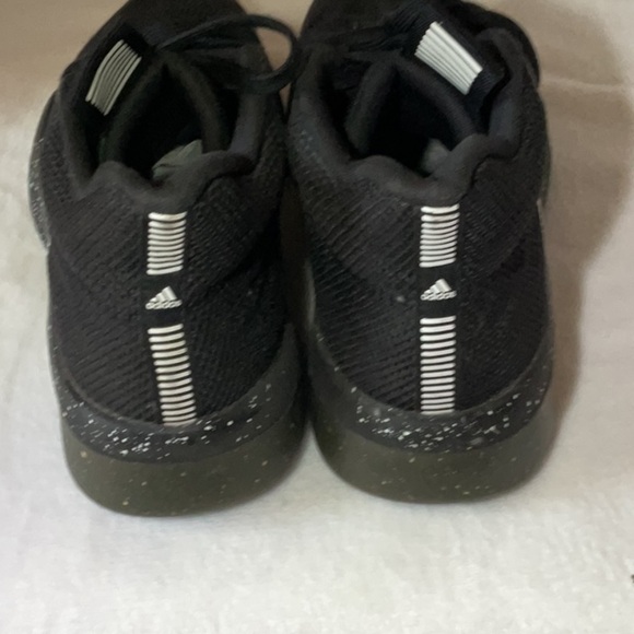 Adidas Black and White Athletic Shoes with Mesh Upper - Picture 2 of 8